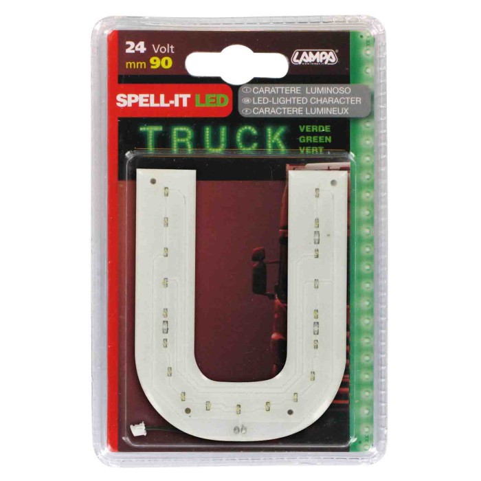 98829-S-01.JPG Spell It Led 90 Mm 24v Verde U Spell It Led Decorazioni Luminose