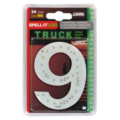 98843-S-01.JPG Spell It Led 90 Mm 24v Verde 9 Spell It Led Decorazioni Luminose