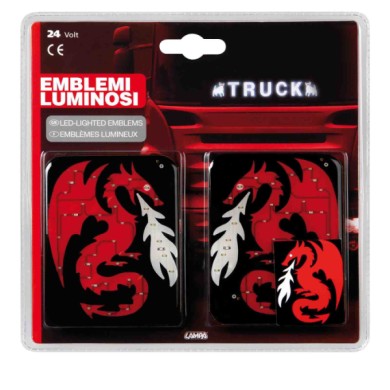 98868-D-01.JPG Spell It Led Coppia Emblemi 24v Drago Spell It Led Decorazioni Luminose