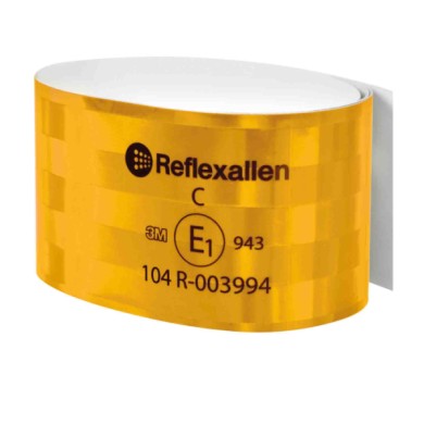 98889-S-01.JPG Nastro Adesivo Riflettente Multiuso Giallo Contrassegni Targhe E Contrassegni