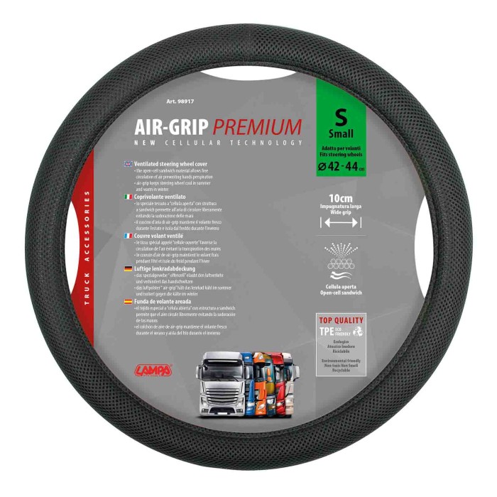 98917-S-02.JPG Air Grip Coprivolante Ventilato S Ø 42/44 Cm Coprivolanti In Tessuto Ventilato Coprivolanti