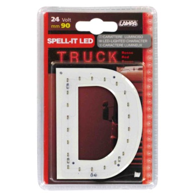 98933-S-01.JPG Spell It Led 90 Mm 24v Rosso D Spell It Led Decorazioni Luminose