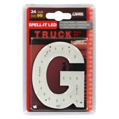98936-S-01.JPG Spell It Led 90 Mm 24v Rosso G Spell It Led Decorazioni Luminose
