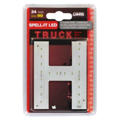98937-S-01.JPG Spell It Led 90 Mm 24v Rosso H Spell It Led Decorazioni Luminose