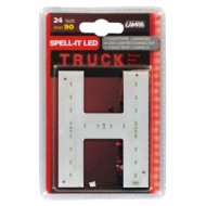 98937-S-01.JPG Spell It Led 90 Mm 24v Rosso H Spell It Led Decorazioni Luminose