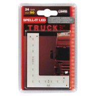 Spell It Led 90 Mm 24v Rosso L Spell It Led Decorazioni Luminose