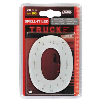 98944-S-01.JPG Spell It Led 90 Mm 24v Rosso O Spell It Led Decorazioni Luminose