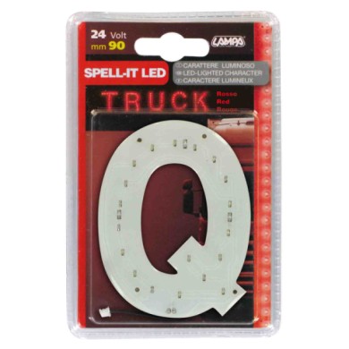 98946-S-01.JPG Spell It Led 90 Mm 24v Rosso Q Spell It Led Decorazioni Luminose