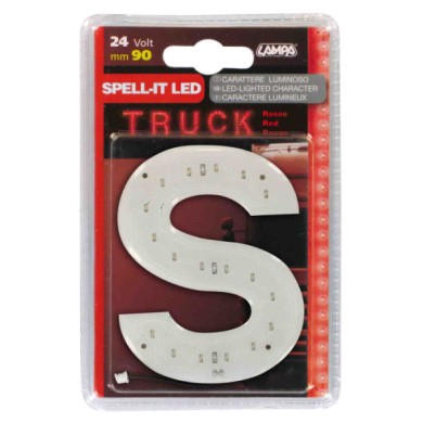 98948-S-01.JPG Spell It Led 90 Mm 24v Rosso S Spell It Led Decorazioni Luminose