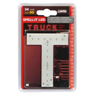 98949-S-01.JPG Spell It Led 90 Mm 24v Rosso T Spell It Led Decorazioni Luminose