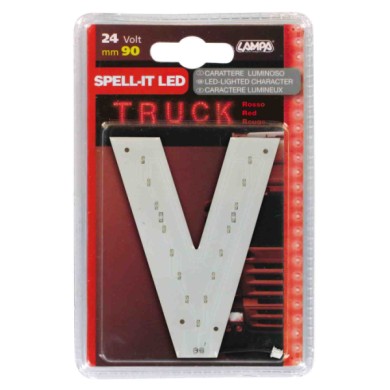 98951-S-01.JPG Spell It Led 90 Mm 24v Rosso V Spell It Led Decorazioni Luminose