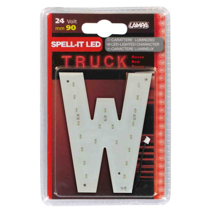 98952-S-01.JPG Spell It Led 90 Mm 24v Rosso W Spell It Led Decorazioni Luminose