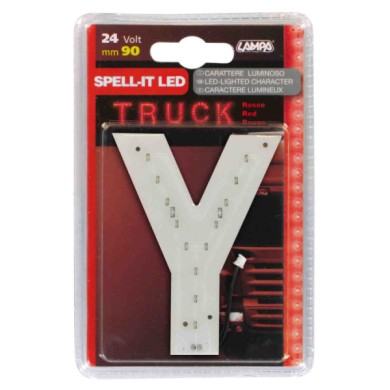 98954-S-01.JPG Spell It Led 90 Mm 24v Rosso Y Spell It Led Decorazioni Luminose