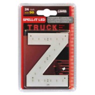 Spell It Led 90 Mm 24v Rosso Z Spell It Led Decorazioni Luminose