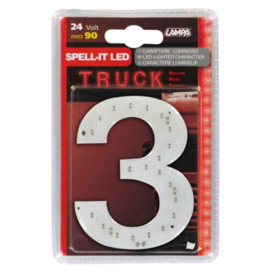98958-S-01.JPG Spell It Led 90 Mm 24v Rosso 3 Spell It Led Decorazioni Luminose