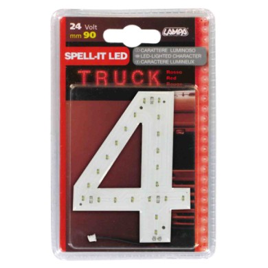 98959-S-01.JPG Spell It Led 90 Mm 24v Rosso 4 Spell It Led Decorazioni Luminose