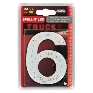 98961-S-01.JPG Spell It Led 90 Mm 24v Rosso 6 Spell It Led Decorazioni Luminose