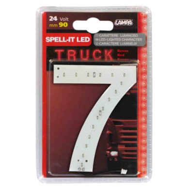 98962-S-01.JPG Spell It Led 90 Mm 24v Rosso 7 Spell It Led Decorazioni Luminose