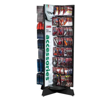 98988-A-02.JPG Espositore Singolo Rotante R5 183 Cm Scaffali Forati Scaffali
