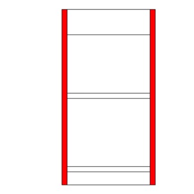 98995-S-01.JPG Coppia Montanti Per Scaffali 210 Cm Montanti E Piedi Scaffali 98995
