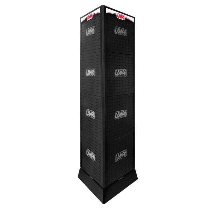 98999-S-02.JPG Espositore Singolo Rotante R4 157 Cm Scaffali Forati Scaffali