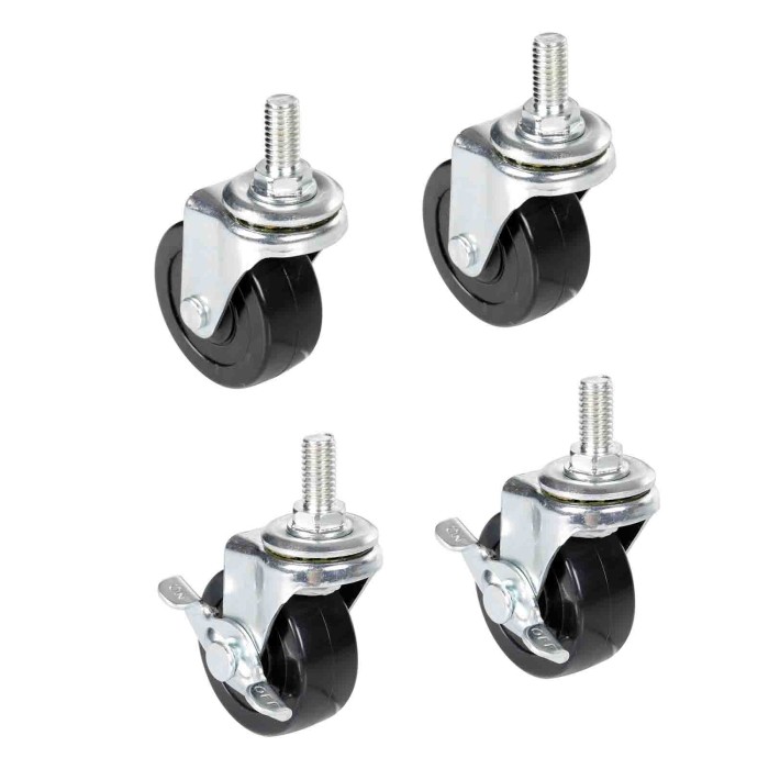 99019-A-01.JPG Set 4 Ruote Standard Ø 50 Mm Accessori Universali Accessori Scaffali