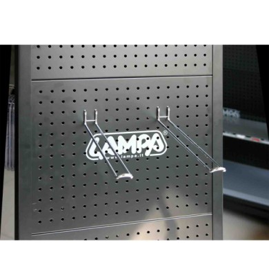99022-S-01.JPG Gancio Sicurezza Cromato 30 Cm Accessori Per Scaffali Forati Accessori Scaffali