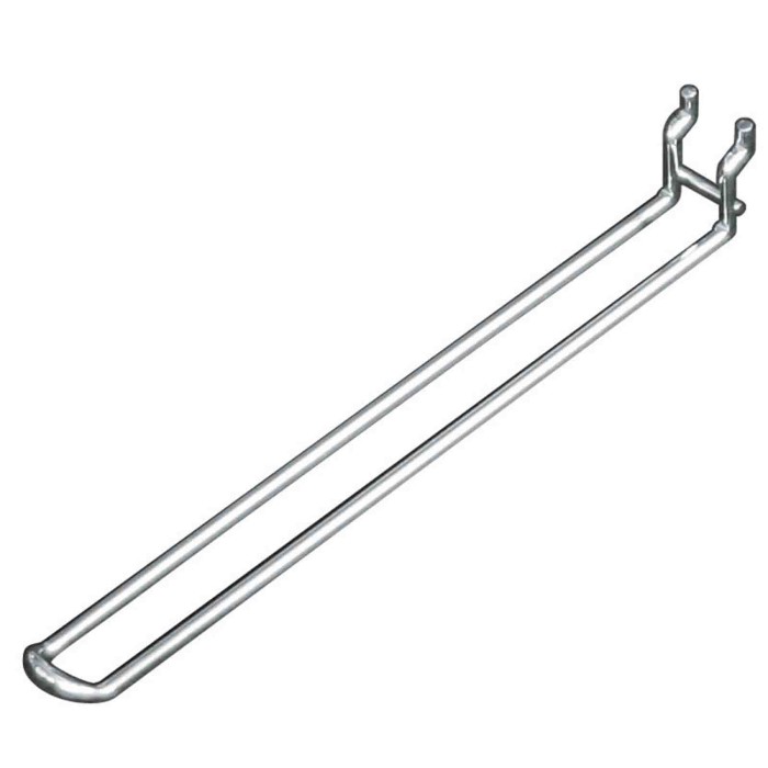 99022-A-01.JPG Gancio Sicurezza Cromato 30 Cm Accessori Per Scaffali Forati Accessori Scaffali