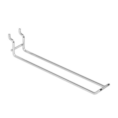 99025-A-01.JPG Gancio Sicurezza Cromato 20 Cm Accessori Per Scaffali Forati Accessori Scaffali