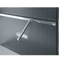 99026-S-01.JPG Appendino Inclinato 8 Pioli Rinforzato Cromato 30 Cm Accessori Per Barre Orizzontali Accessori Scaffali