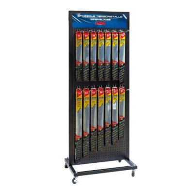 99051-S-03.JPG Carrello Espositore Con Ruote Spazzole Tergicristallo Espositori Tergi Lampa Tergicristalli
