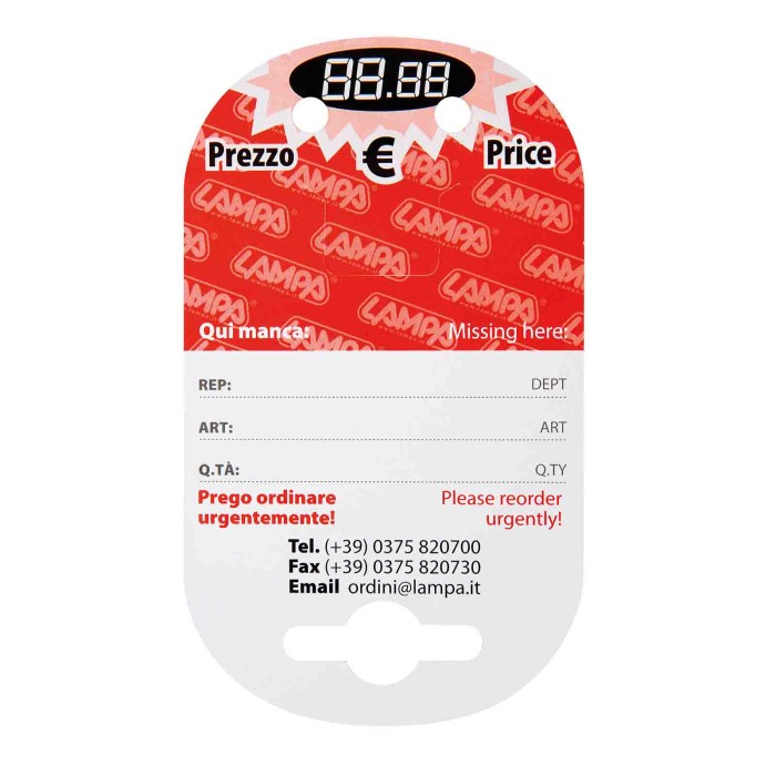99103-S-01.JPG Cartellino Fine Gancio E Prezzi Accessori Universali Accessori Scaffali