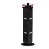 Espositore Singolo Rotante R2 172 Cm Scaffali Forati Scaffali