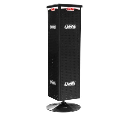 99105-A-01.JPG Espositore Singolo Rotante R1 172 Cm Scaffali Forati Scaffali