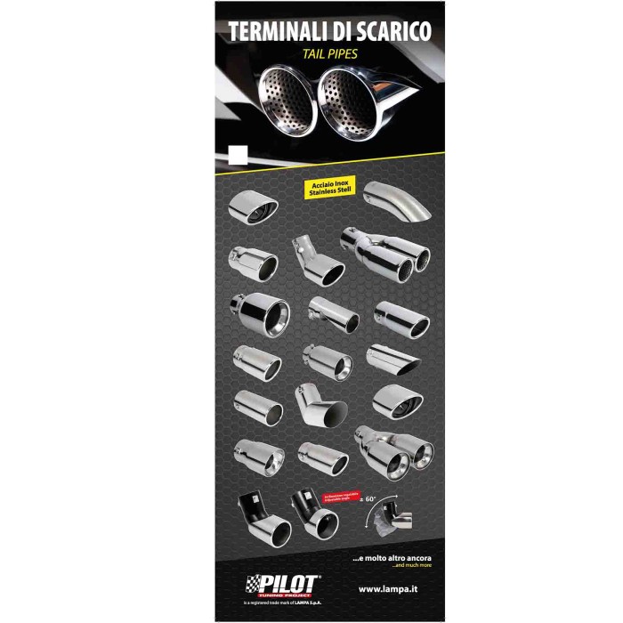 99184-S-01.JPG Poster Cm 58x160 Terminali Di Scarico Poster Promozionale