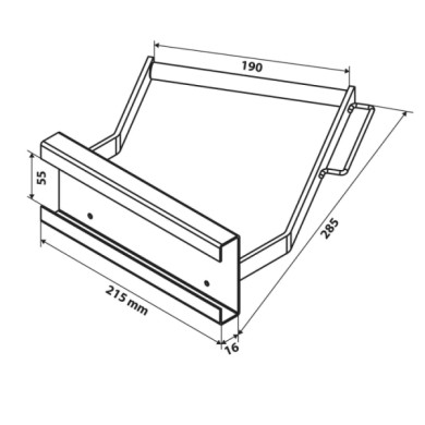 99289-S-01.JPG Appendino Rinforzato Ed Inclinato Type 2 Accessori Per Barre Orizzontali Accessori Scaffali