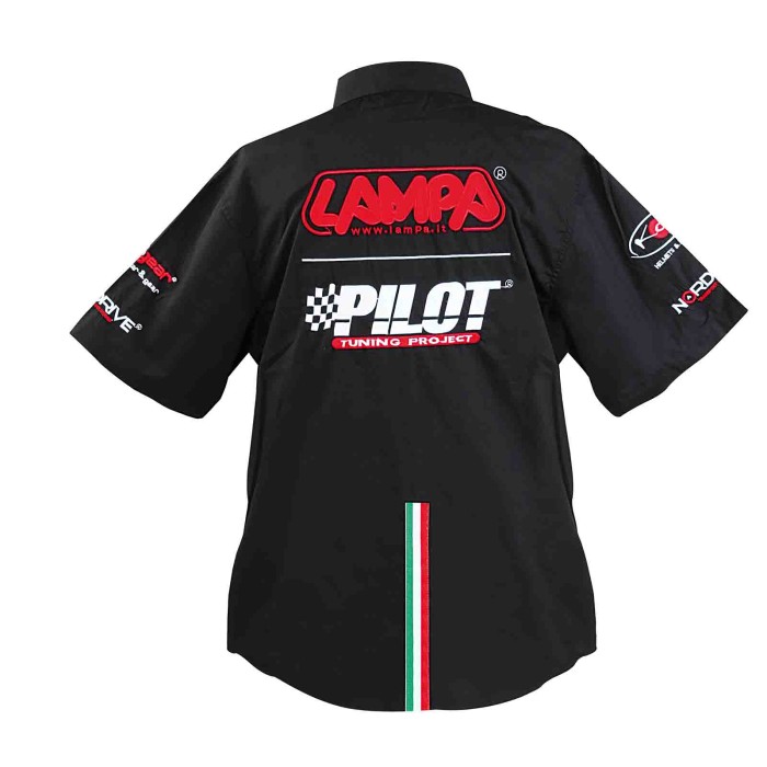 99301-S-01.JPG Camicia Manica Corta Nero S Abbigliamento Promozionale