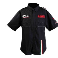 99301-S-02.JPG Camicia Manica Corta Nero S Abbigliamento Promozionale