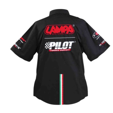 99303-S-01.JPG Camicia Manica Corta Nero L Abbigliamento Promozionale