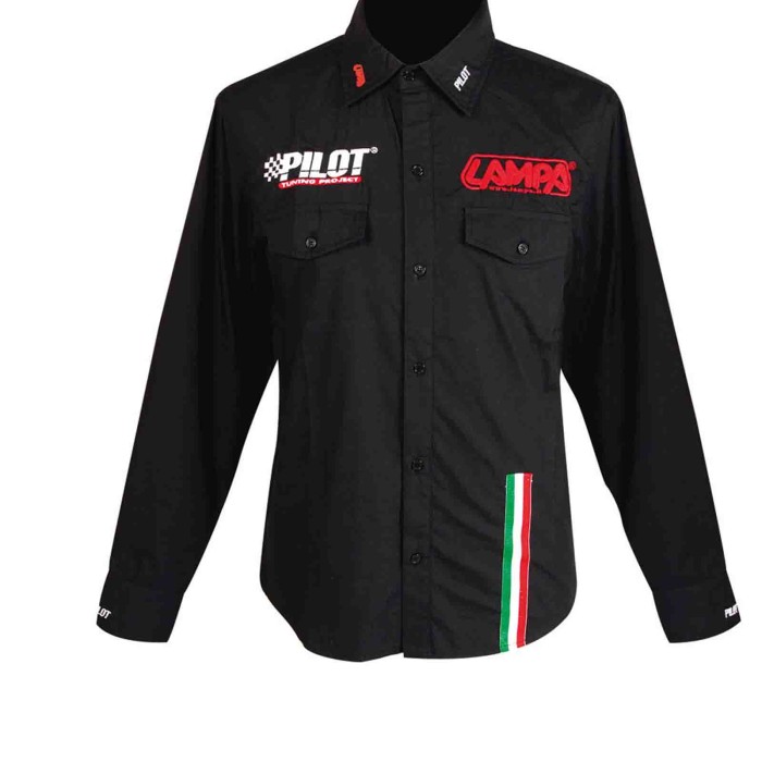99312-S-02.JPG Camicia Manica Lunga Nero M Abbigliamento Promozionale