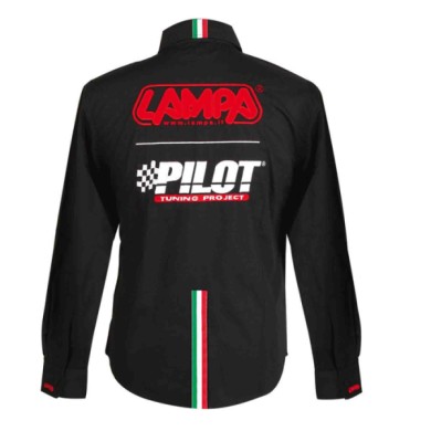 99313-S-01.JPG Camicia Manica Lunga Nero L Abbigliamento Promozionale