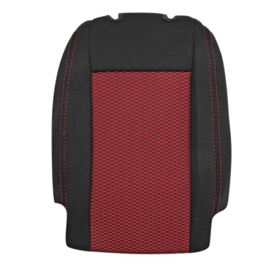 99375-S-01.JPG Demo Coprisedile In Miniatura Linea Superior Nero/rosso Gadgets Promozionale