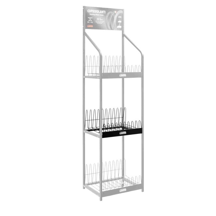 99422-S-01.JPG Espositore A Rastrelliera Per 10 Coprivolanti (auto E Camion) 1 Pz Espositori