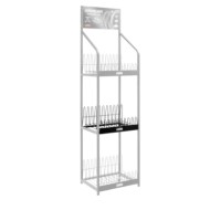 99422-S-01.JPG Espositore A Rastrelliera Per 10 Coprivolanti (auto E Camion) 1 Pz Espositori