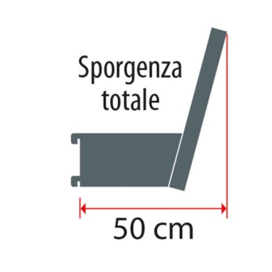 99447-S-01.JPG Staffe Per Fissaggio Testata Luminosa Ai Montanti 2 Pz L 38 Cm Accessori Universali Accessori Scaffali