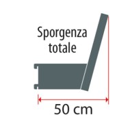 99447-S-01.JPG Staffe Per Fissaggio Testata Luminosa Ai Montanti 2 Pz L 38 Cm Accessori Universali Accessori Scaffali