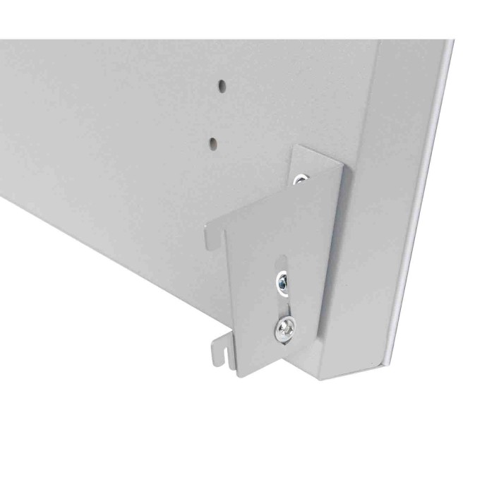 99448-S-01.JPG Staffe Per Fissaggio Testata Luminosa Ai Montanti 2 Pz S 7 Cm Accessori Universali Accessori Scaffali