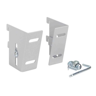 99448-S-02.JPG Staffe Per Fissaggio Testata Luminosa Ai Montanti 2 Pz S 7 Cm Accessori Universali Accessori Scaffali