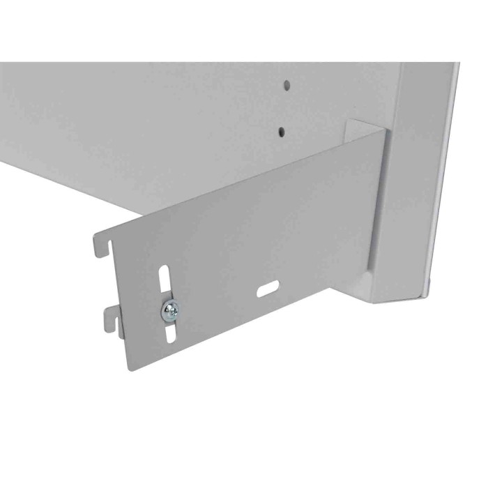 99449-S-01.JPG Staffe Per Fissaggio Testata Luminosa Ai Montanti 2 Pz M 20 Cm Accessori Universali Accessori Scaffali