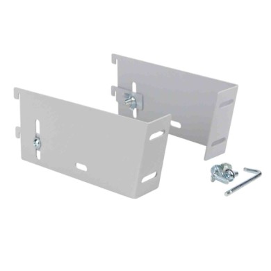 99449-S-02.JPG Staffe Per Fissaggio Testata Luminosa Ai Montanti 2 Pz M 20 Cm Accessori Universali Accessori Scaffali